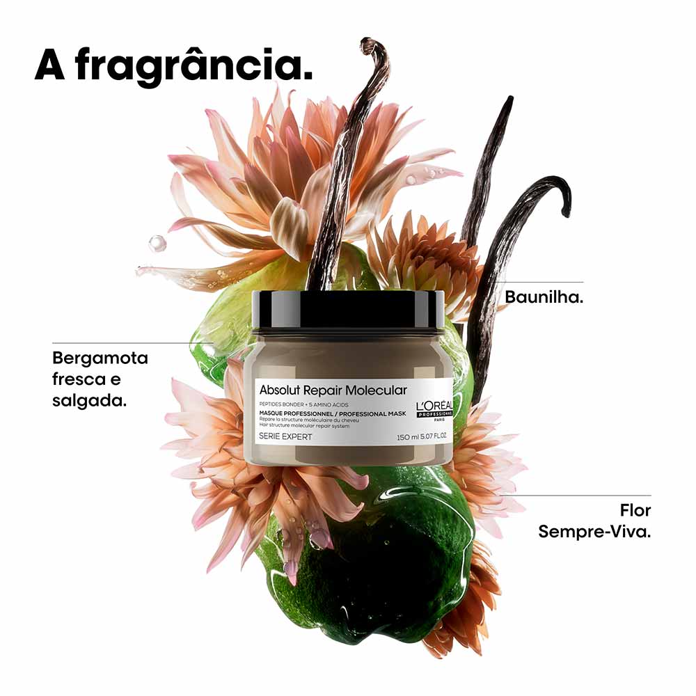 Máscara de Tratamento L'Oréal Professionnel Absolut Repair Molecular 150ml