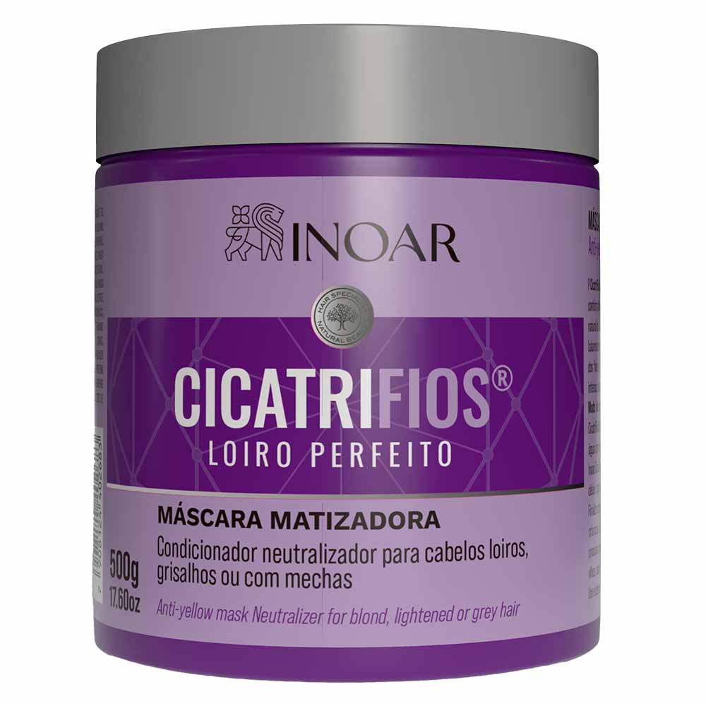 Máscara Inoar Cicatrifios Loiro Perfeito 500g