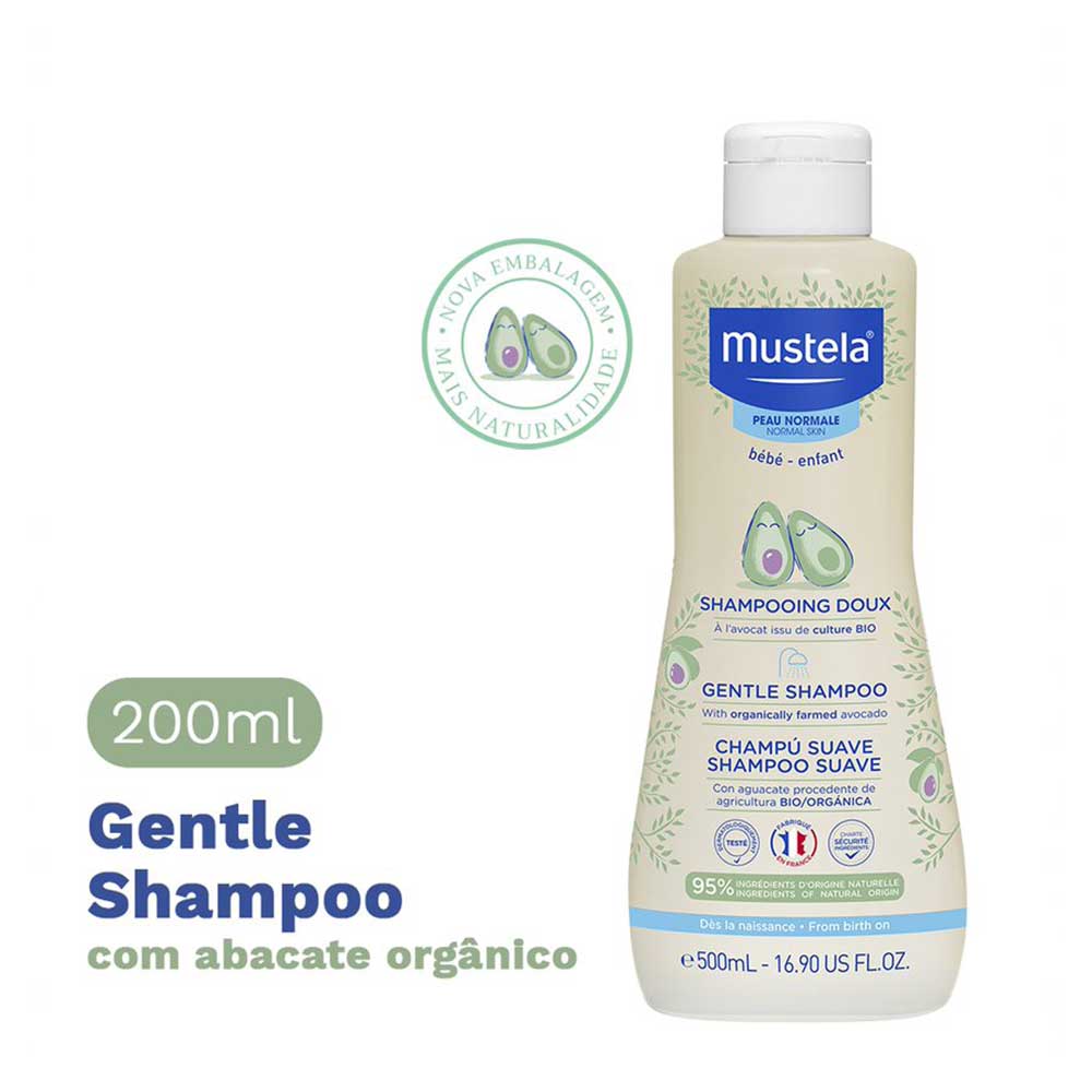 Shampoo Infantil Mustela Bebê Gentle 500ml
