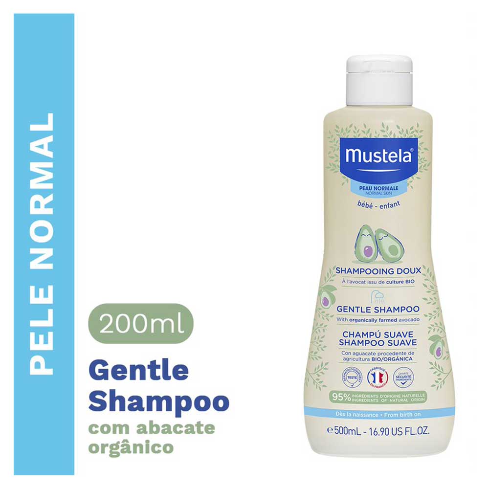 Shampoo Infantil Mustela Bebê Gentle 500ml