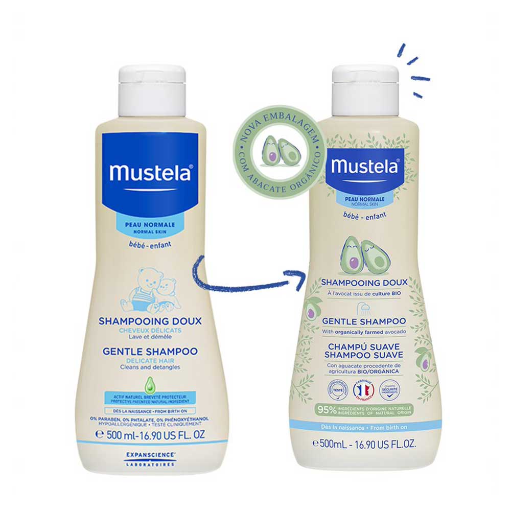 Shampoo Infantil Mustela Bebê Gentle 500ml
