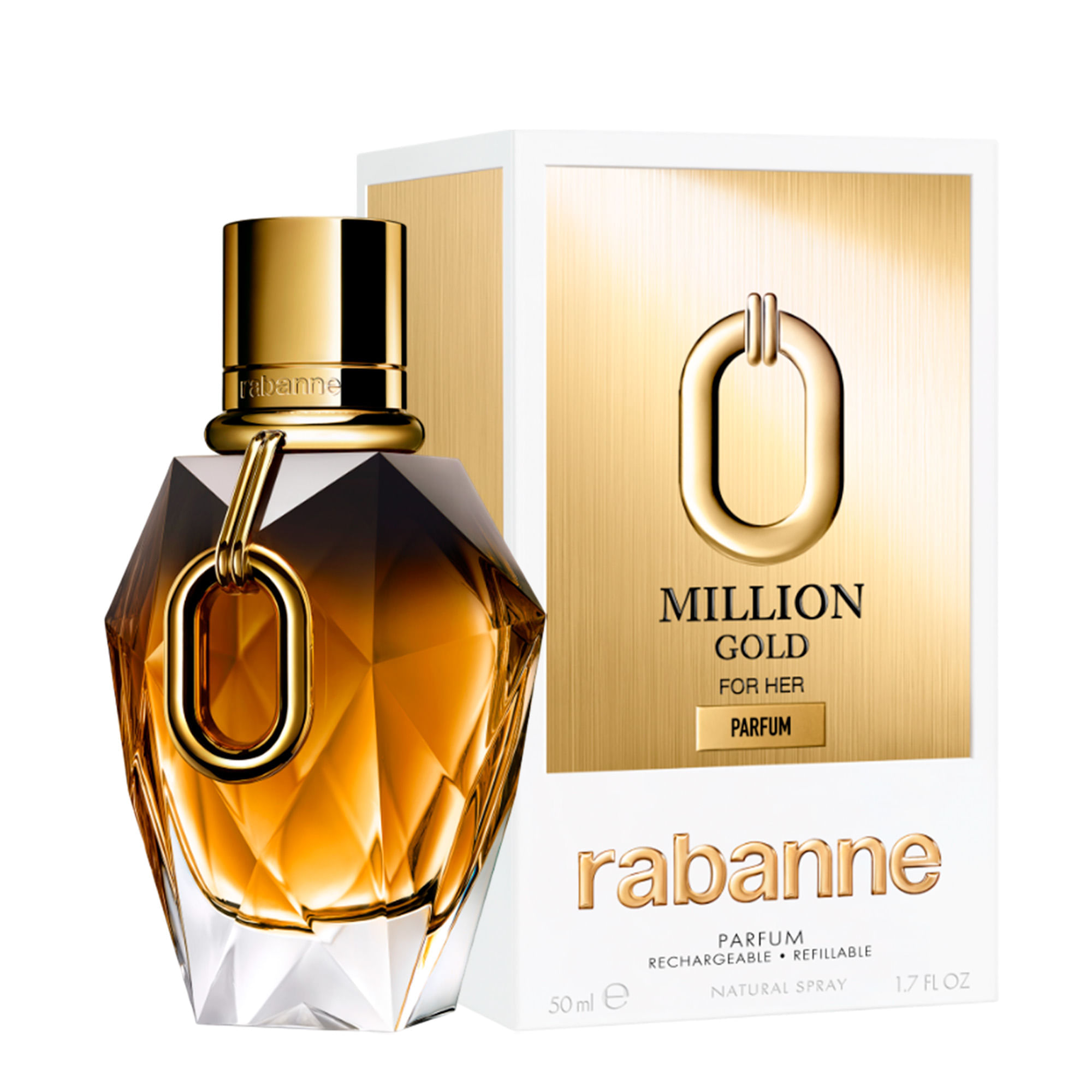 Perfume Feminino Million Gold For Her Parfum Rabanne 50ml
