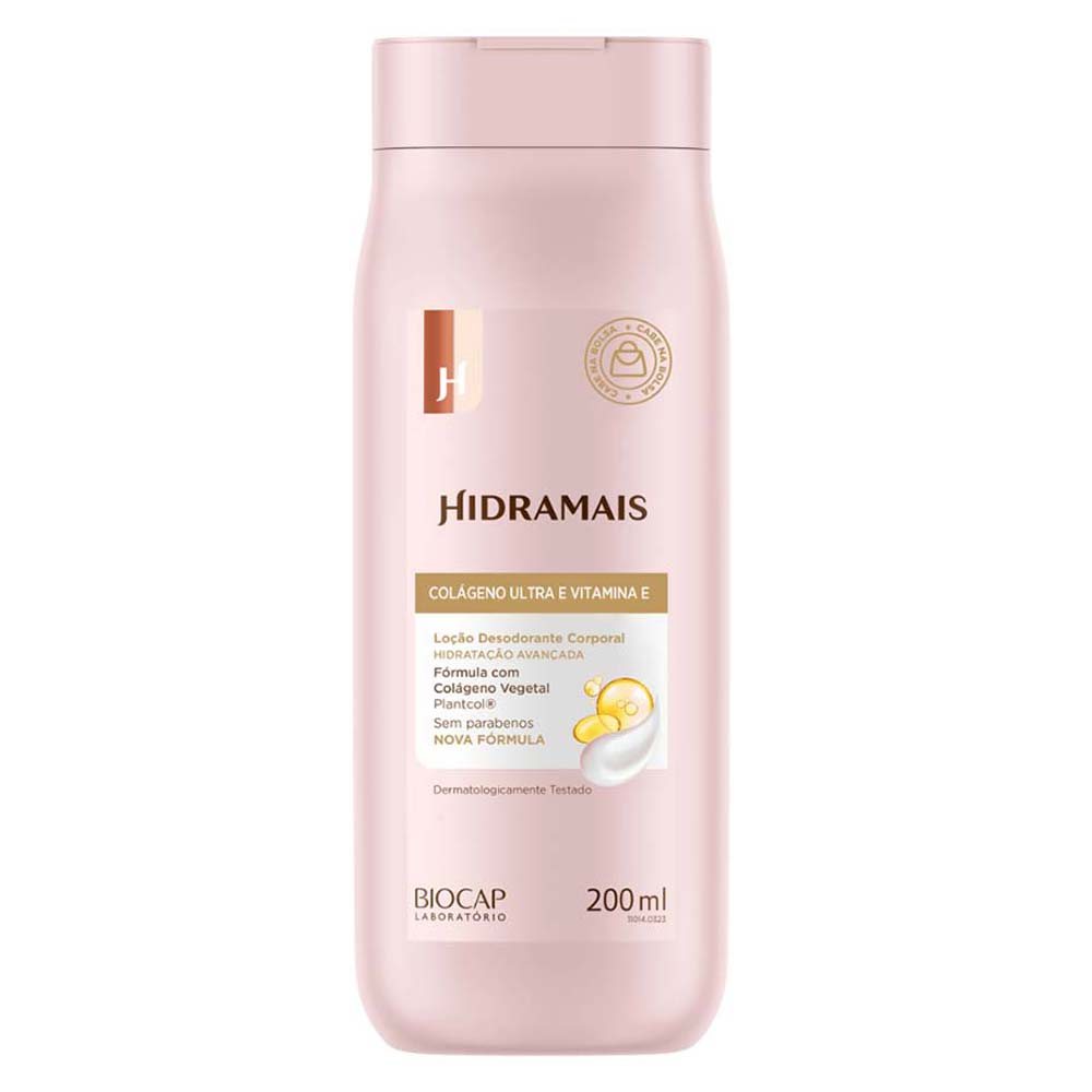 Loção Desodorante Corporal Hidramais Colágeno +  Vitamina E 200ml
