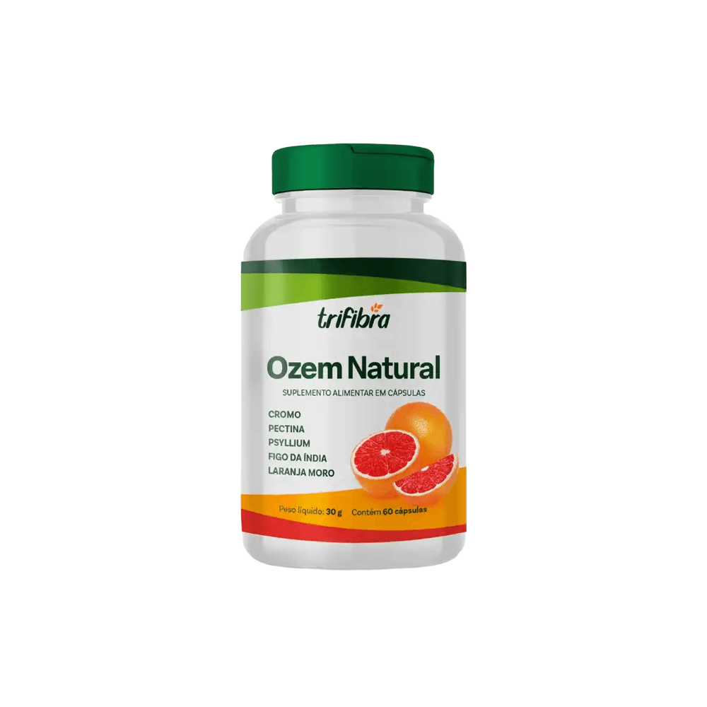 Suplemento Natural Com Efeito Ozem Trifibra 60 Capsulas