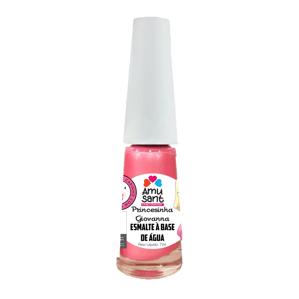 Esmalte Infantil À Base De Água Amusant Princesinha Giovanna 7ml