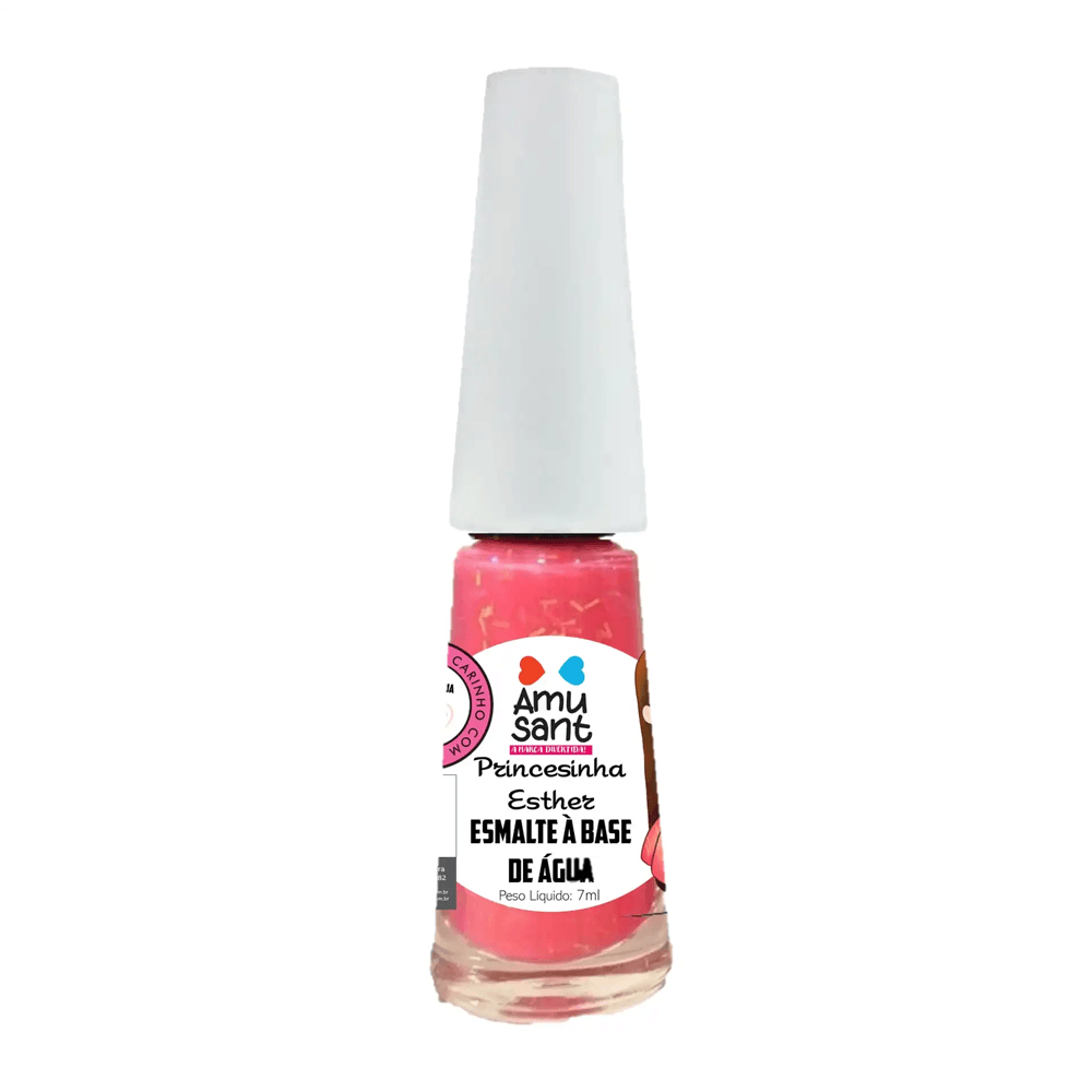 Esmalte Infantil à Base de Água Amusant Princesinha Esther 7ml