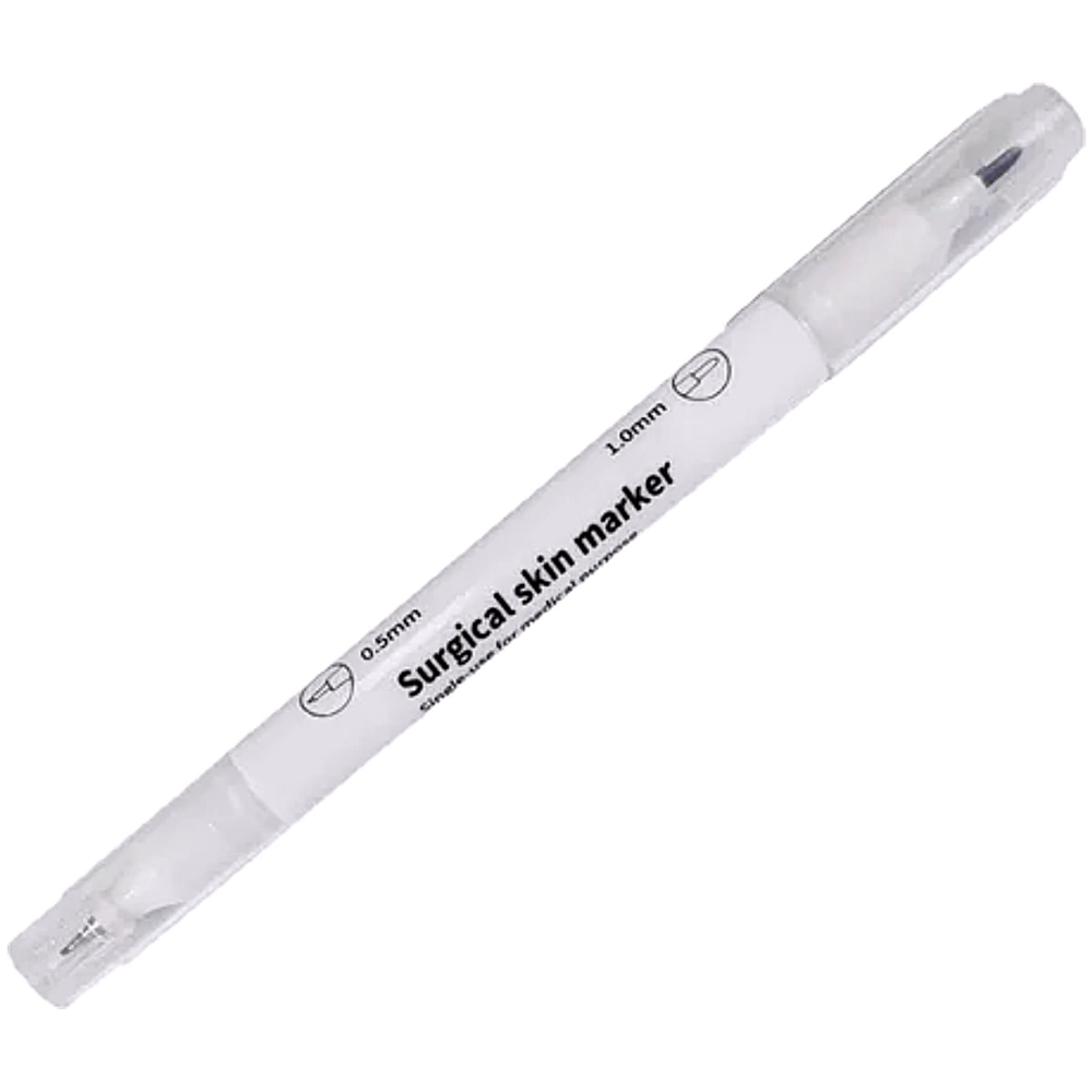 Caneta Marcador De Pele Cirúrgico Estéril Ponta Dupla Montserrat