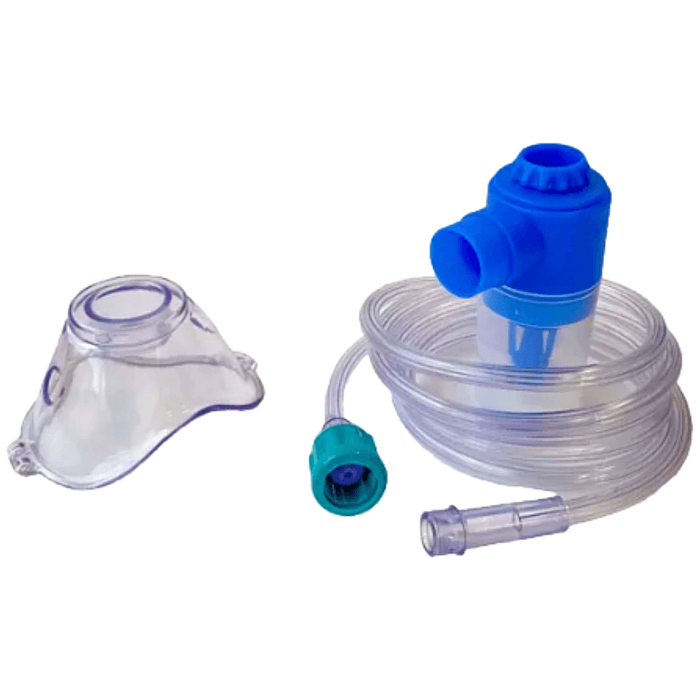 Kit De Nebulização Infantil Md1200rr Copo Com Regulagem E Mangueira Com Rosca Medicate