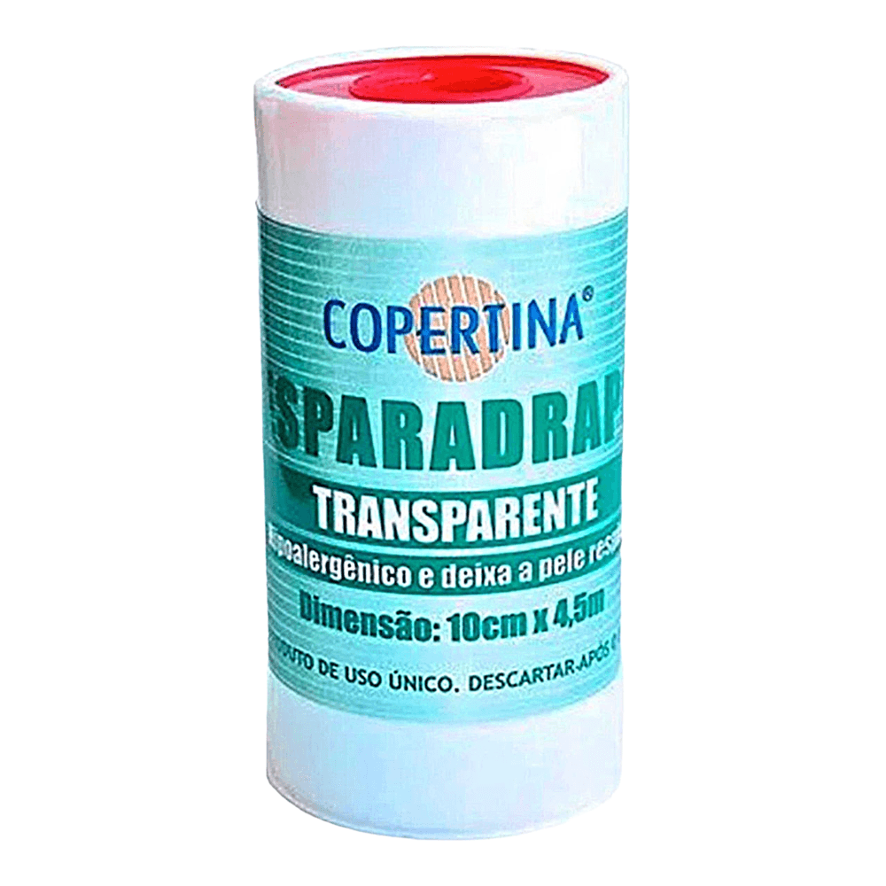 Esparadrapo Transparente Copertina 10cmx4.5m unidade