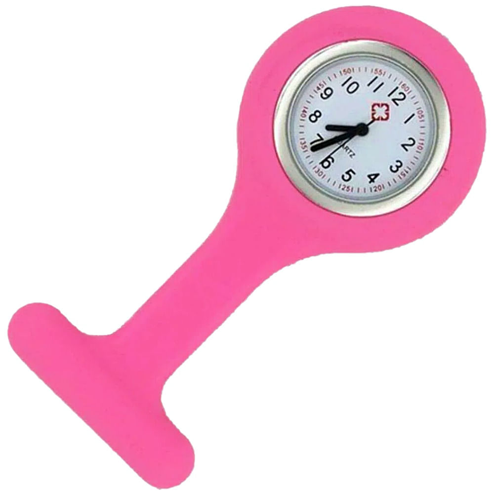 Relógio Médico De Silicone Supermedy Rosa Unidade