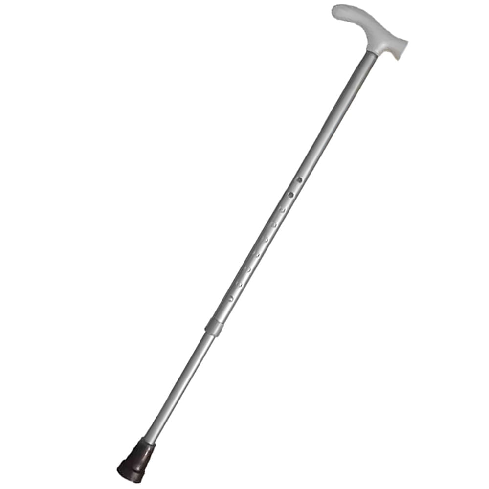 Bengala Tipo T Regulável Alumínio Alo Prata/cinza