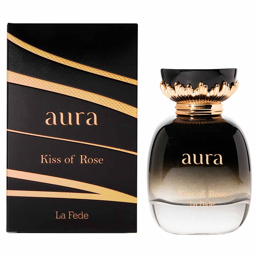 Perfume Aura Kiss Of Rose Khadlaj Feminino Eau de Parfum 100ml