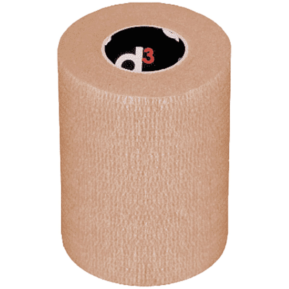 Bandagem Coesiva Elástica Autoaderente Tipo Coban Bege 5cmx5m Unidade