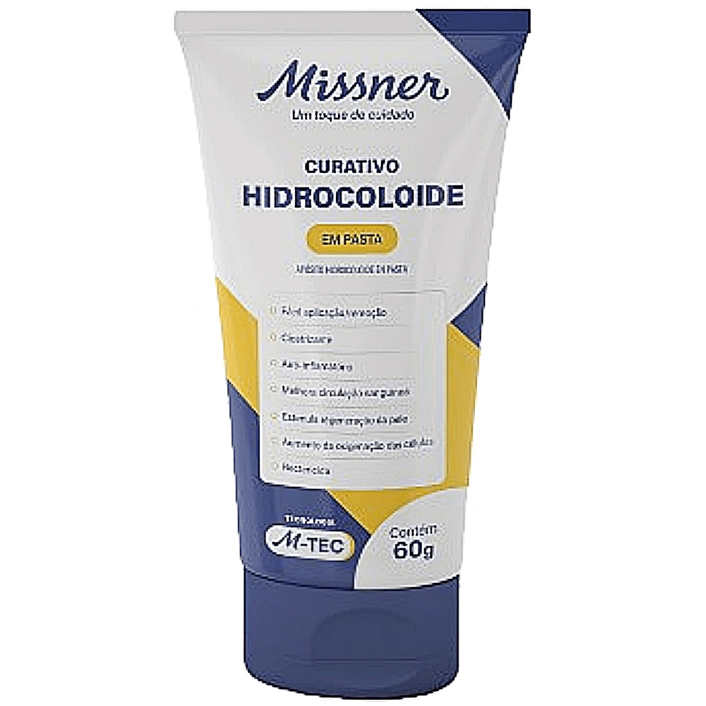 Curativo Hidrocoloide em Pasta M-TEC 60g unidade