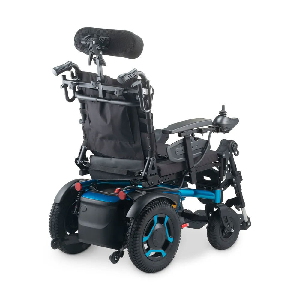 Cadeira de Rodas Elétrica Dellamed OptimusMed Largura Regulável, Reclinável com TILT até 136kg