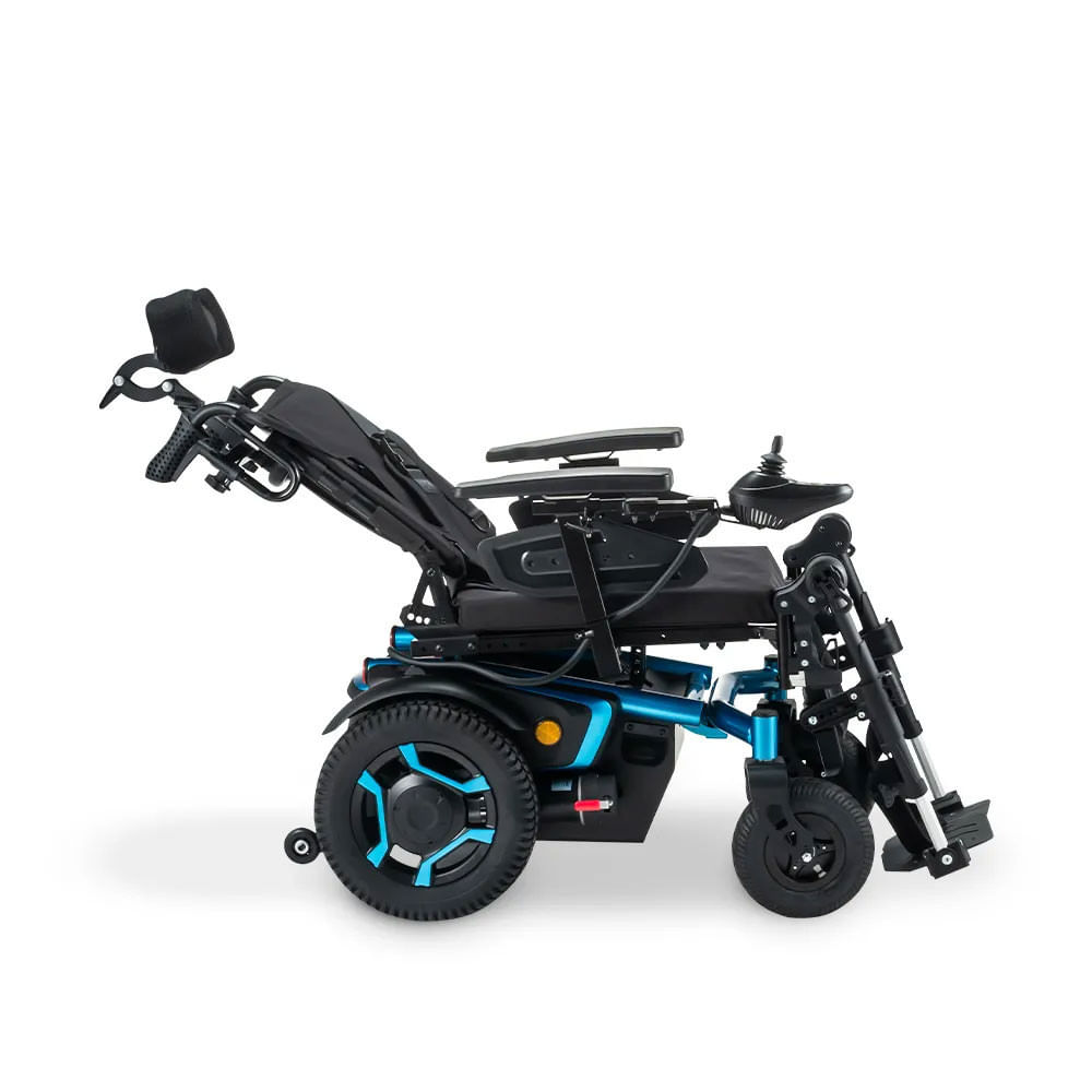Cadeira de Rodas Elétrica Dellamed OptimusMed Largura Regulável, Reclinável com TILT até 136kg