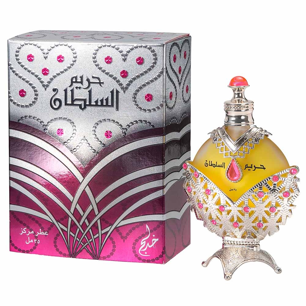 Perfume Feminino Hareem Sultan Antique Silver Khadlaj Oil Parfum 35ml