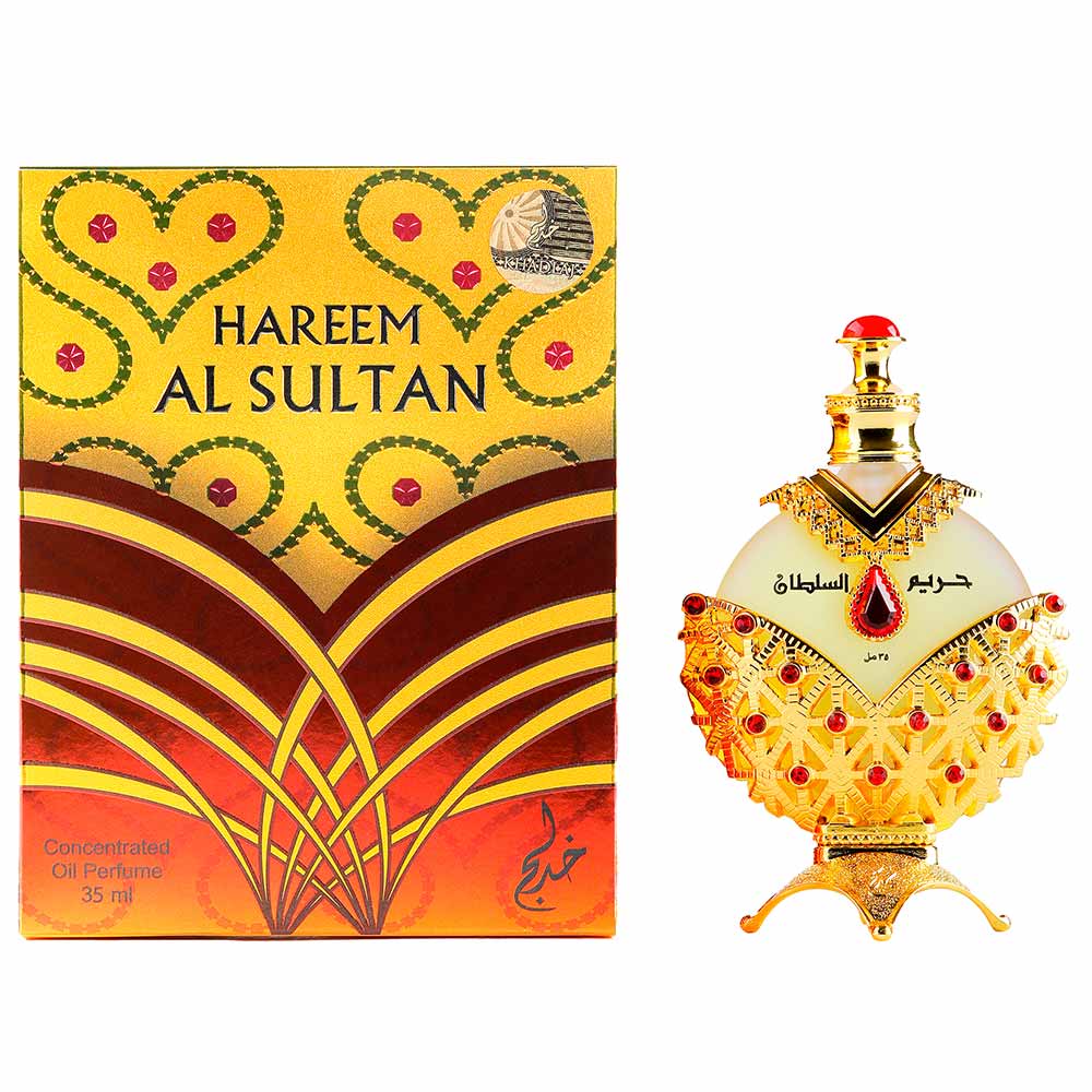 Perfume Feminino Hareem Sultan Silver Khadlaj Oil Parfum 35ml