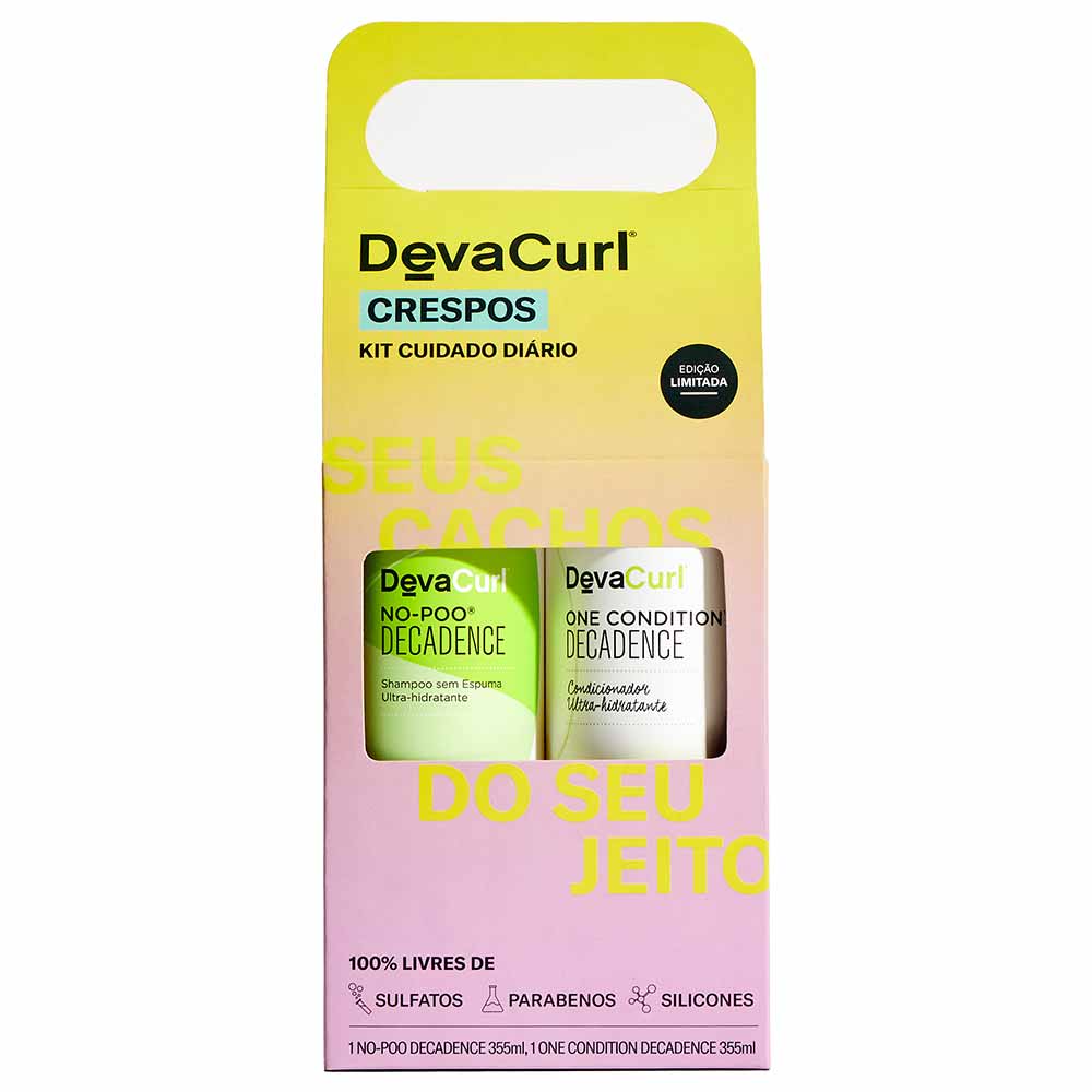 Kit Deva Curl 4: Cabelos Crespos