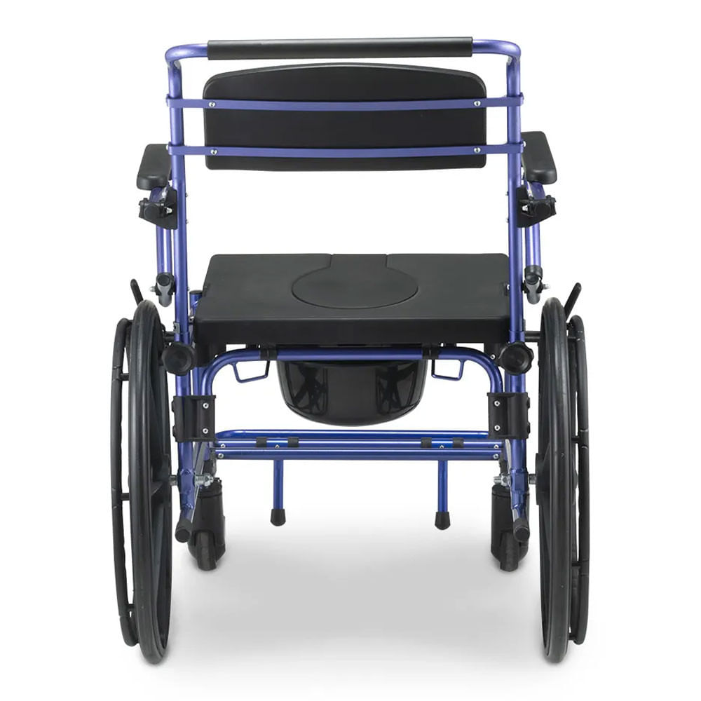 Cadeira de Banho D70 em Alumínio até 200 kg Assento 51cm Dellamed