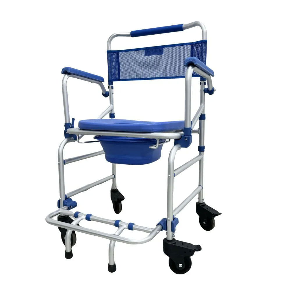 Cadeira De Banho D55 Ultraleve 4 Em 1 Até 135 Kg Dellamed
