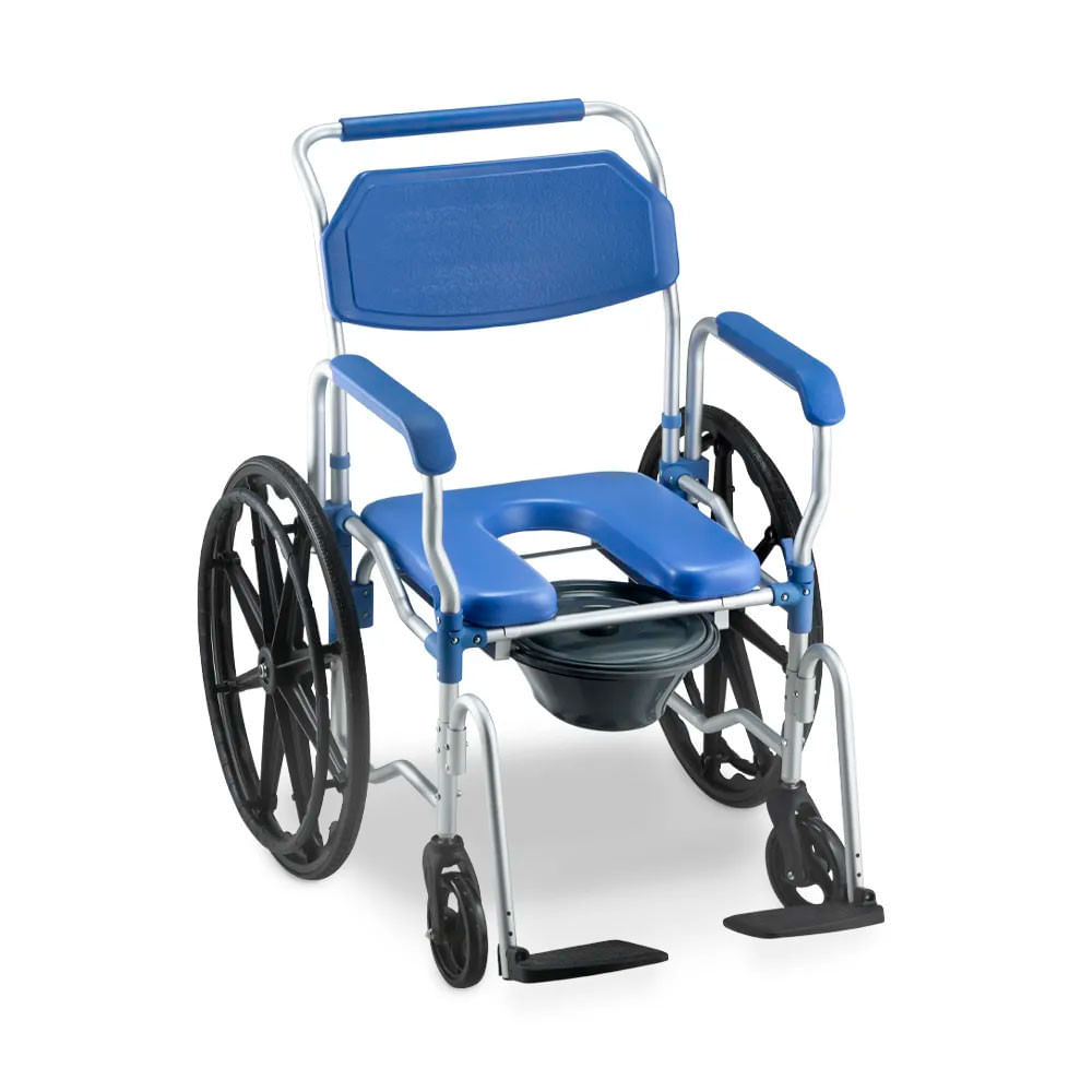 Cadeira de Banho D65 em Alumínio até 150kg 44cm Dellamed