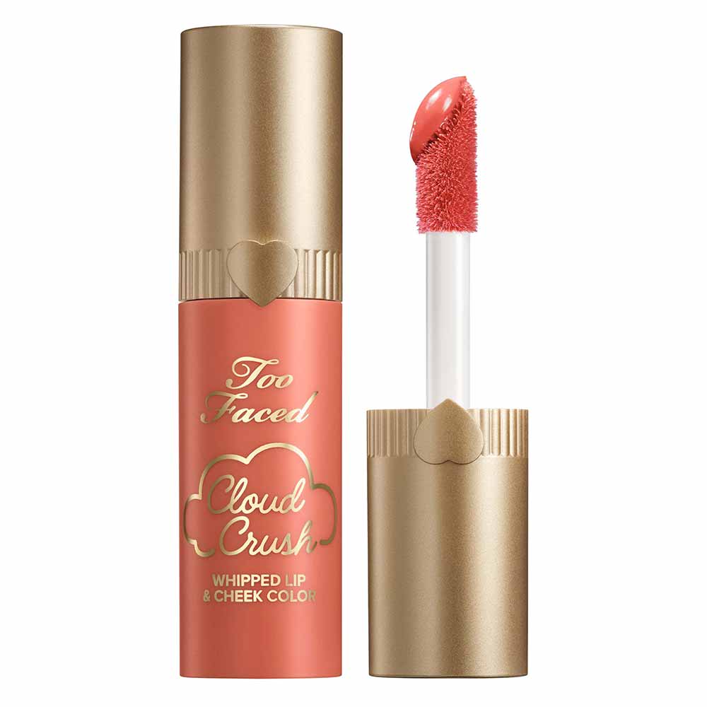 Blush Líquido Multiuso Cloud Crush Whipped Lip & Cheek Too Faced Super Candy Clouds  4ml Peach Blur