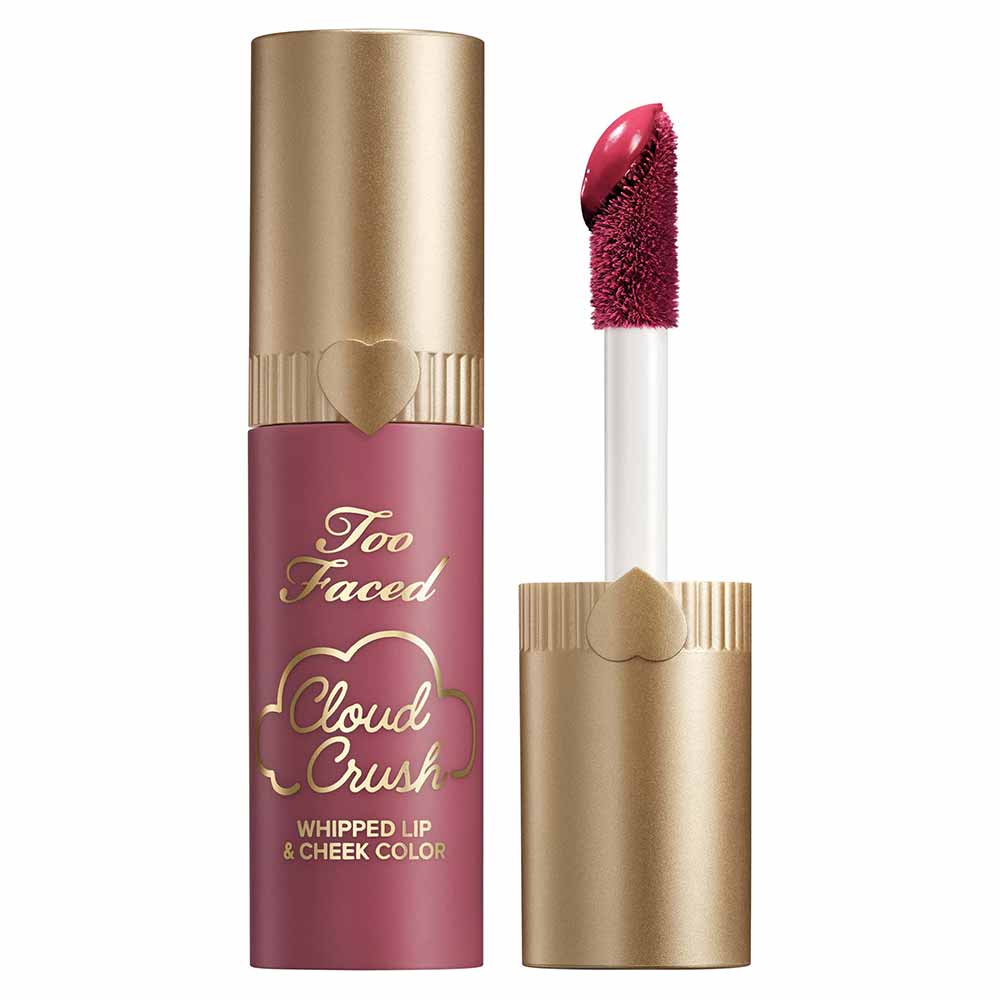 Blush Líquido Multiuso Cloud Crush Whipped Lip & Cheek Too Faced Super Candy Clouds  4ml Bed Of Roses