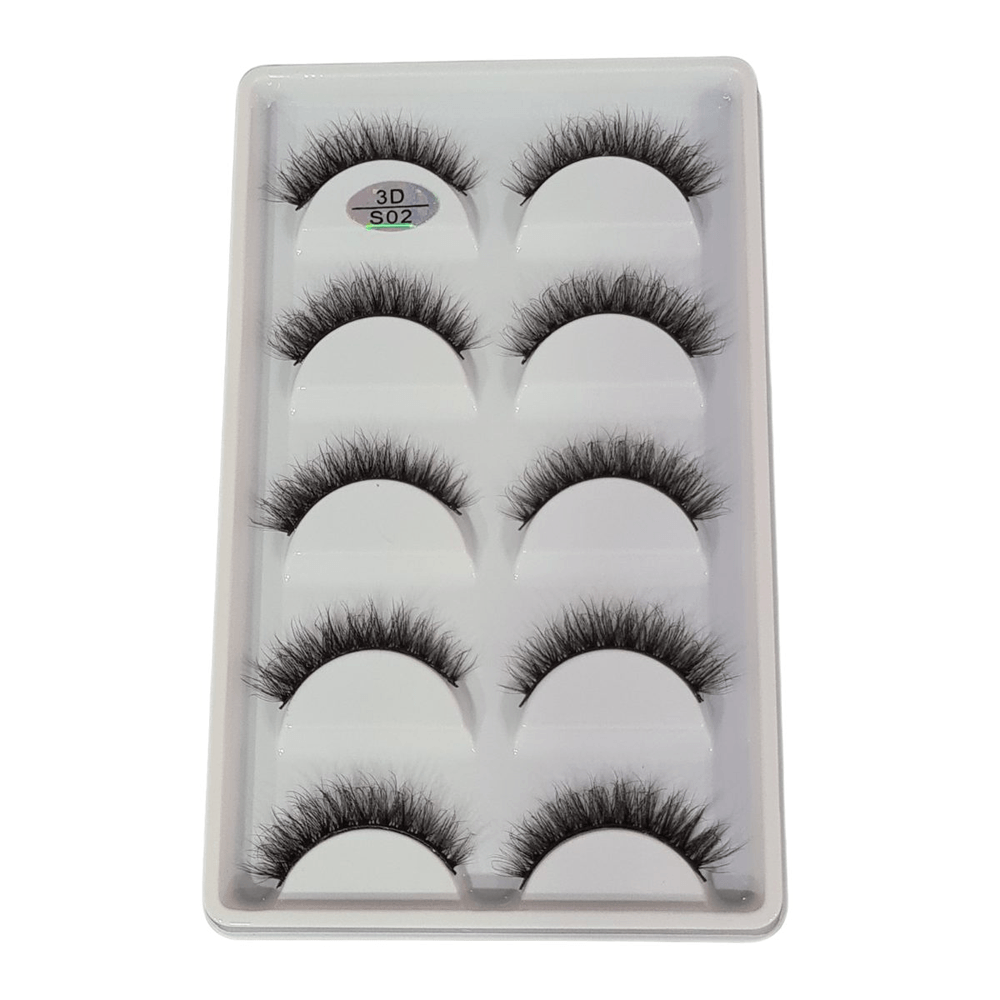 Cílios 3d Com 5 Pares S02