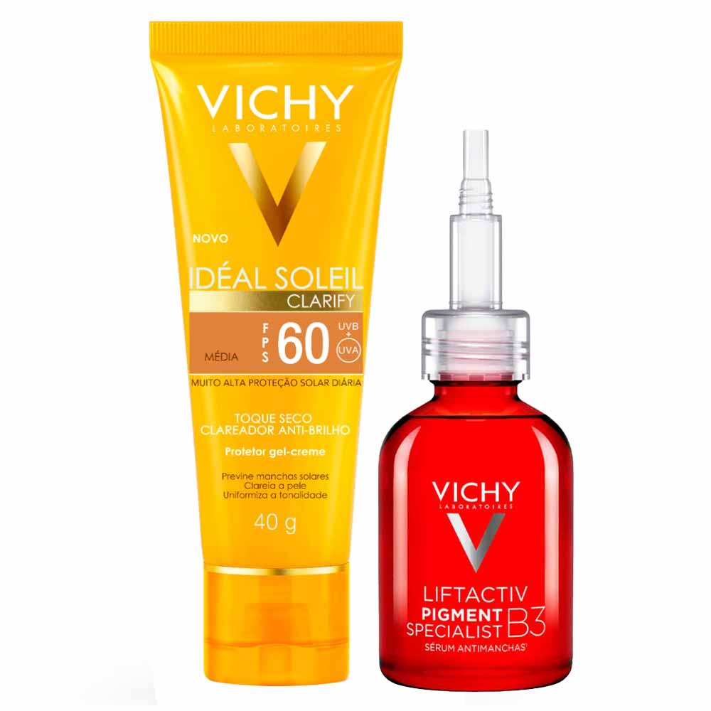 Kit Vichy Sérum Antimanchas + Protetor Solar Média Fps 60 Cor Média