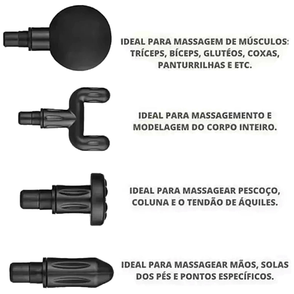 Massageador Miofascial Profissional Massage Gun Supermedy Recarregável