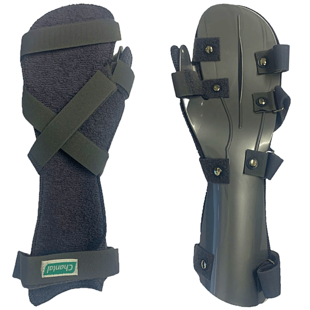 Tala Para Punho Mão Dedos Em Abs Esquerdo Cinza Chantal Unidade