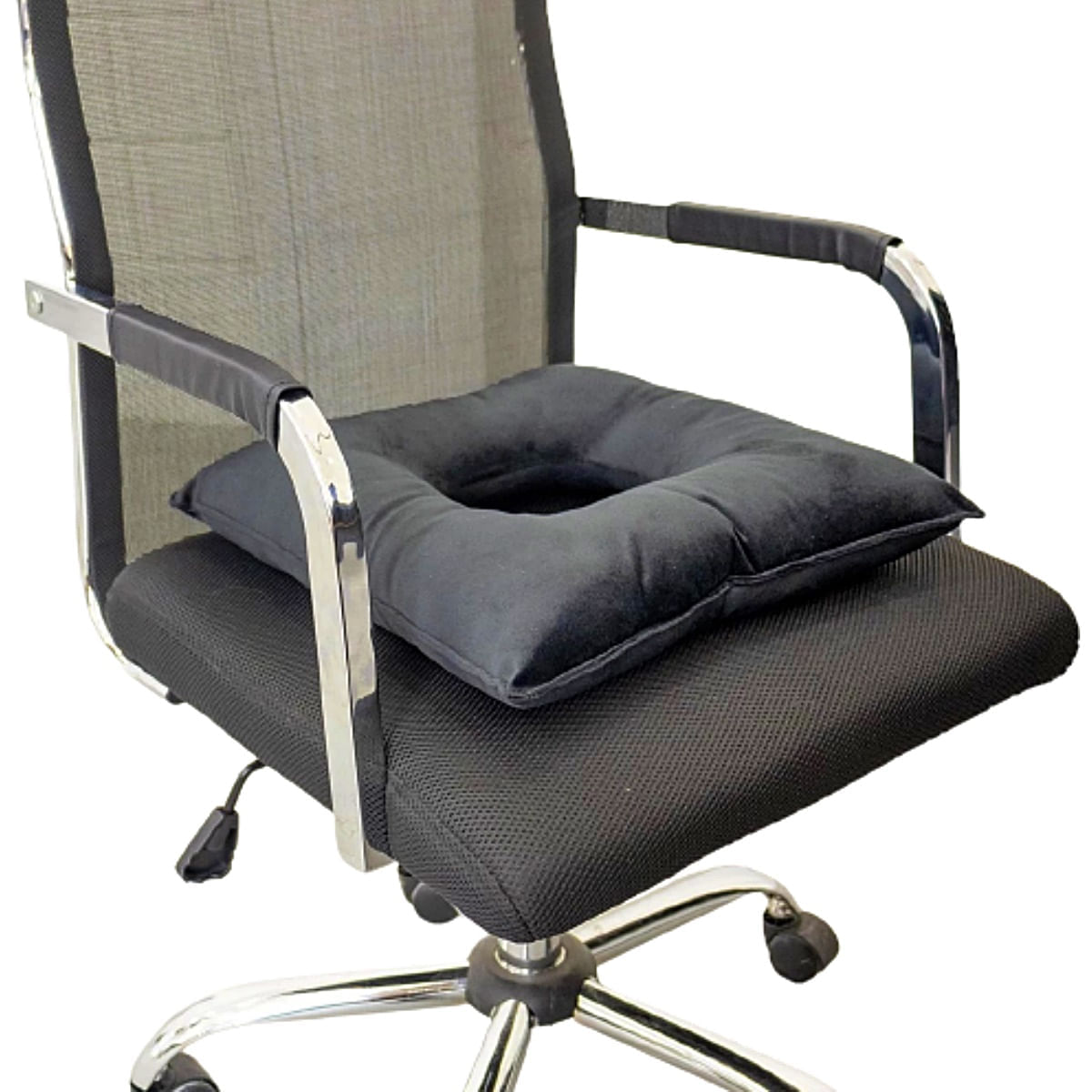 Almofada Quadrada com Orifício Conforto Longevitech 40X40cm unidade
