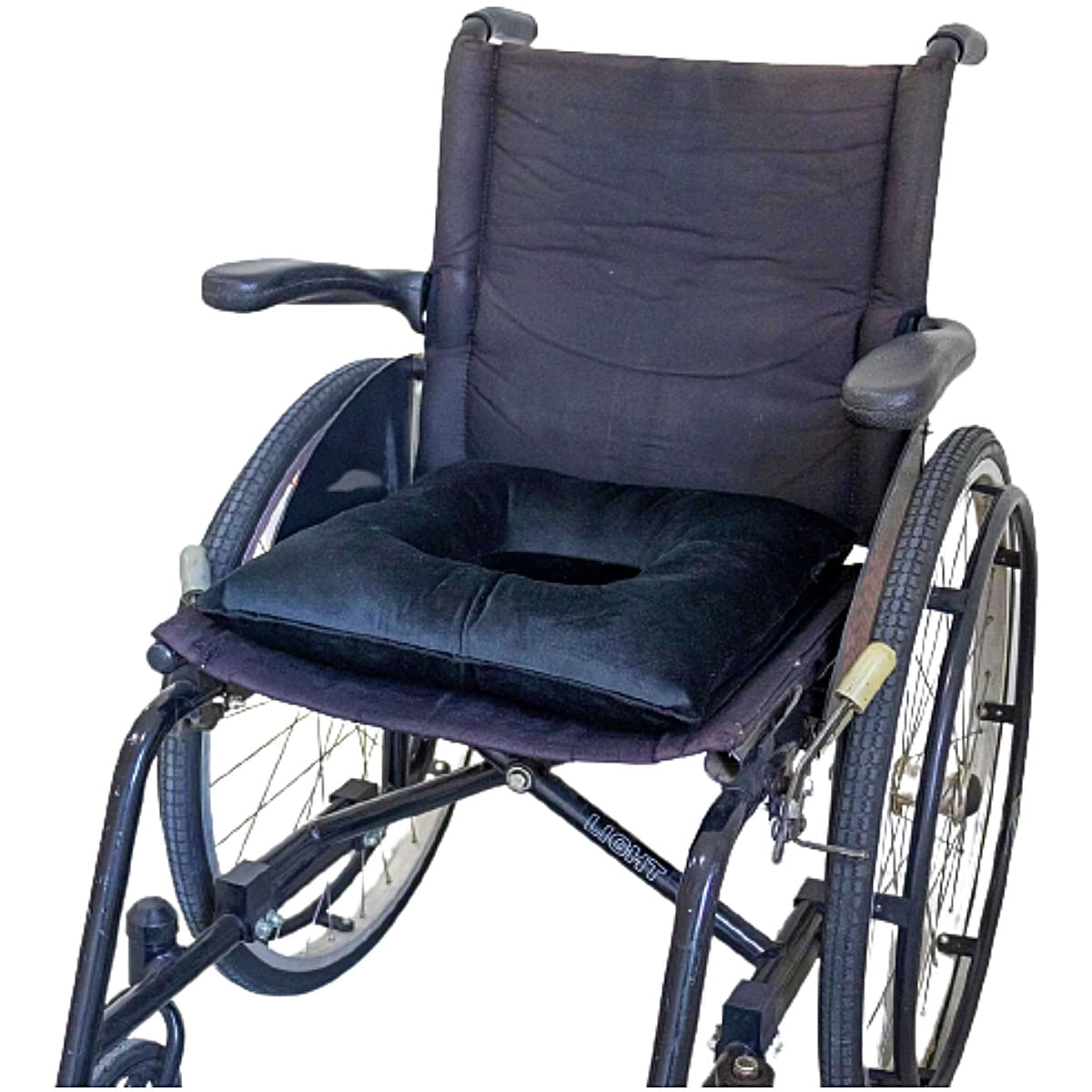Almofada Quadrada com Orifício Conforto Longevitech 40X40cm unidade