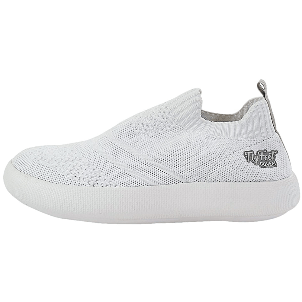 Tênis Ortopédico Flyfeet Nuvem Knit Ortho Pauher Branco Tamanho 36/37