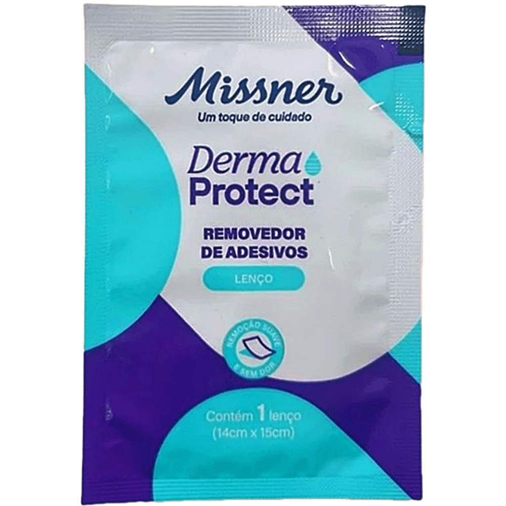 Lenço Removedor De Adesivos Derma Protect 14x15cm Unidade