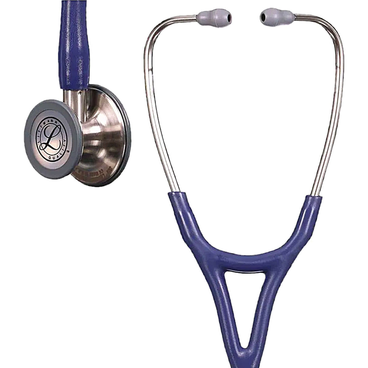Estetoscópio Cardiology IV Littmann Azul Meia-Noite Cetim com Inox 6187C