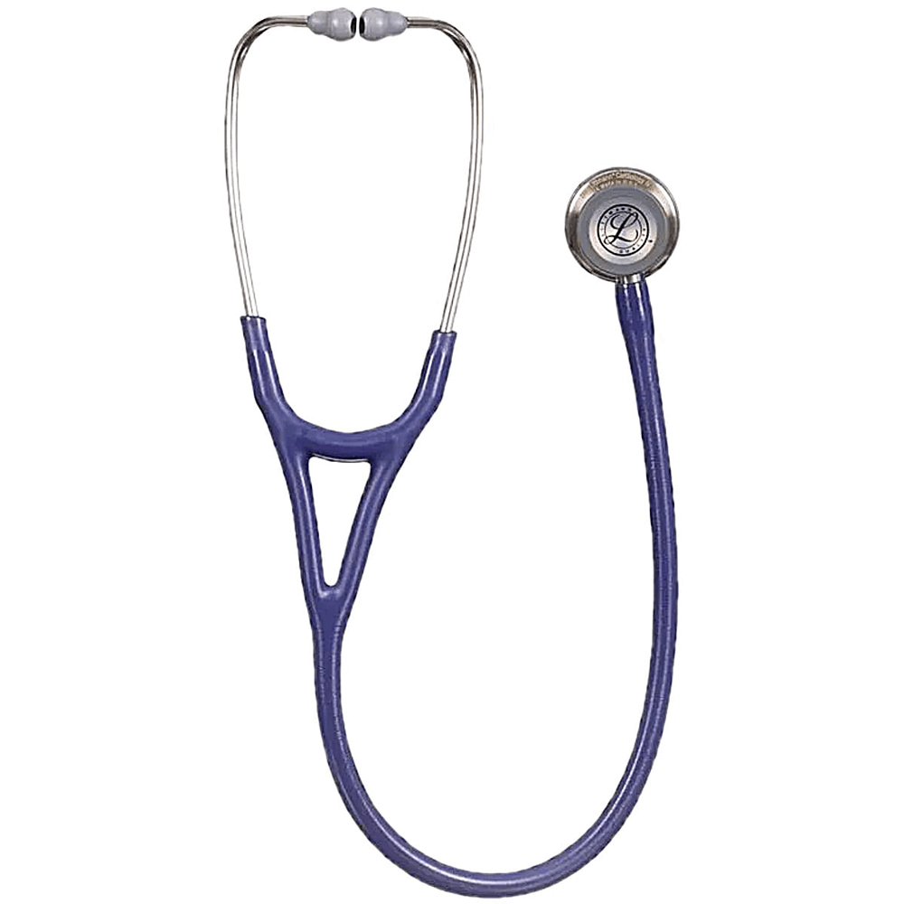 Estetoscópio Cardiology Iv Littmann Azul Meia-noite Cetim Com Inox 6187c