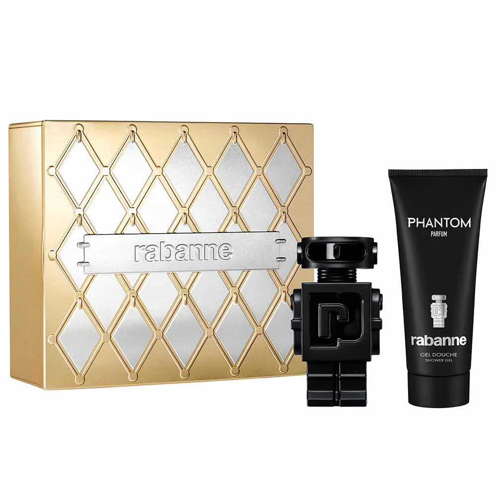 Kit Coffret Rabanne Phantom Parfum Masculino 100ml + Shower Gel 50ml