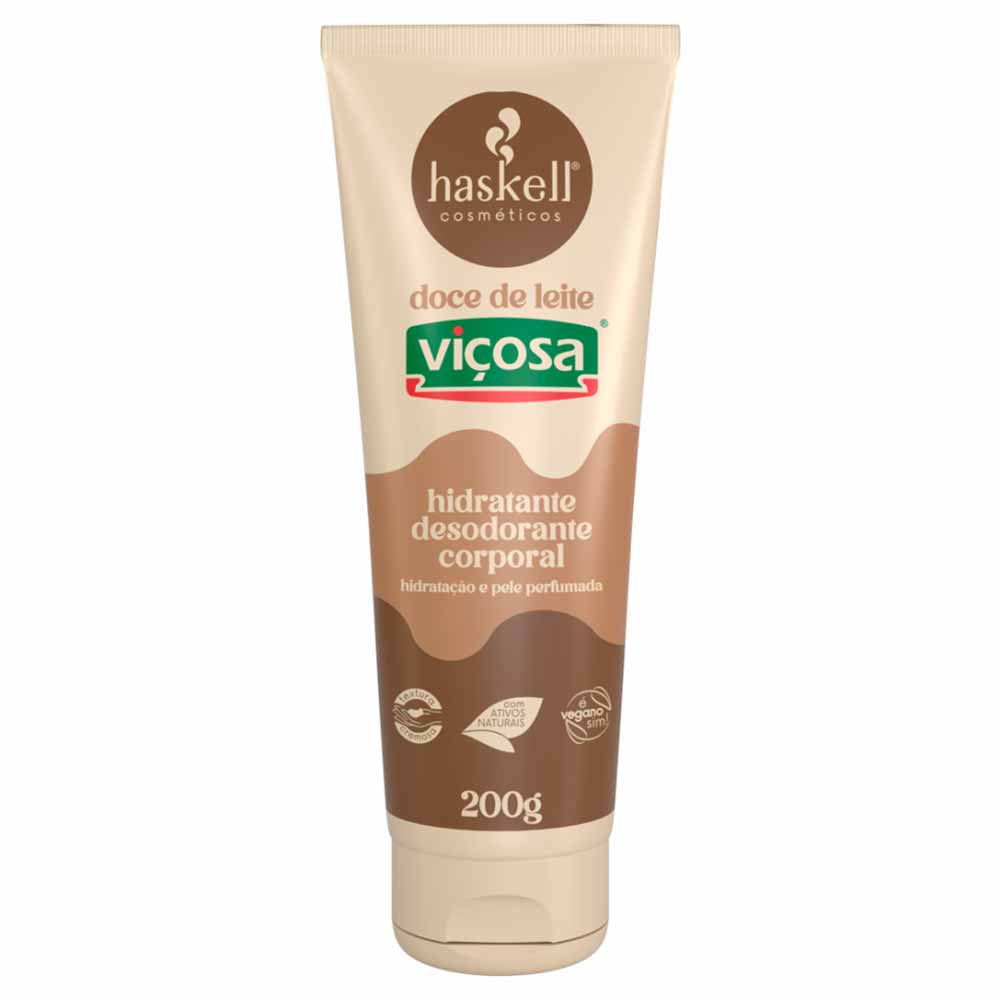 Hidratante Desodorante Corporal Doce de Leite Haskell 200g