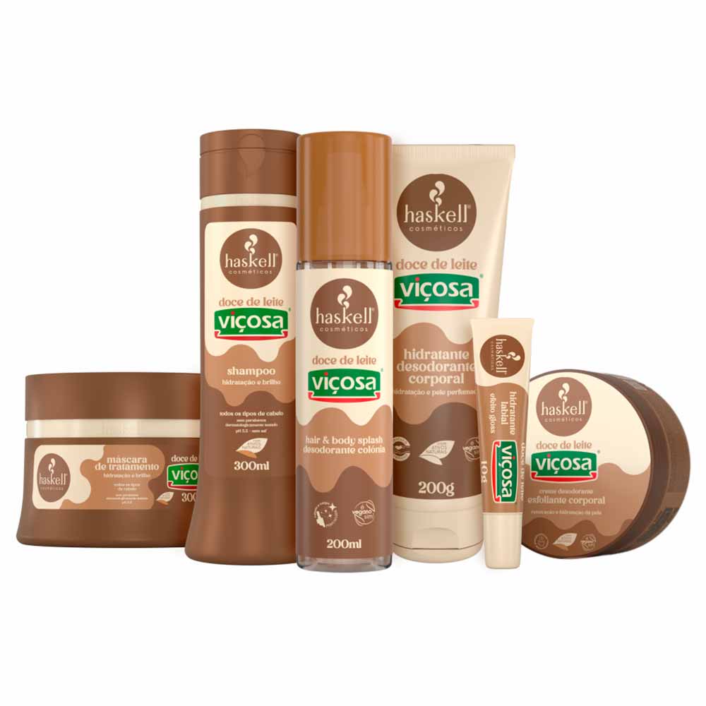 Hidratante Desodorante Corporal Doce de Leite Haskell 200g