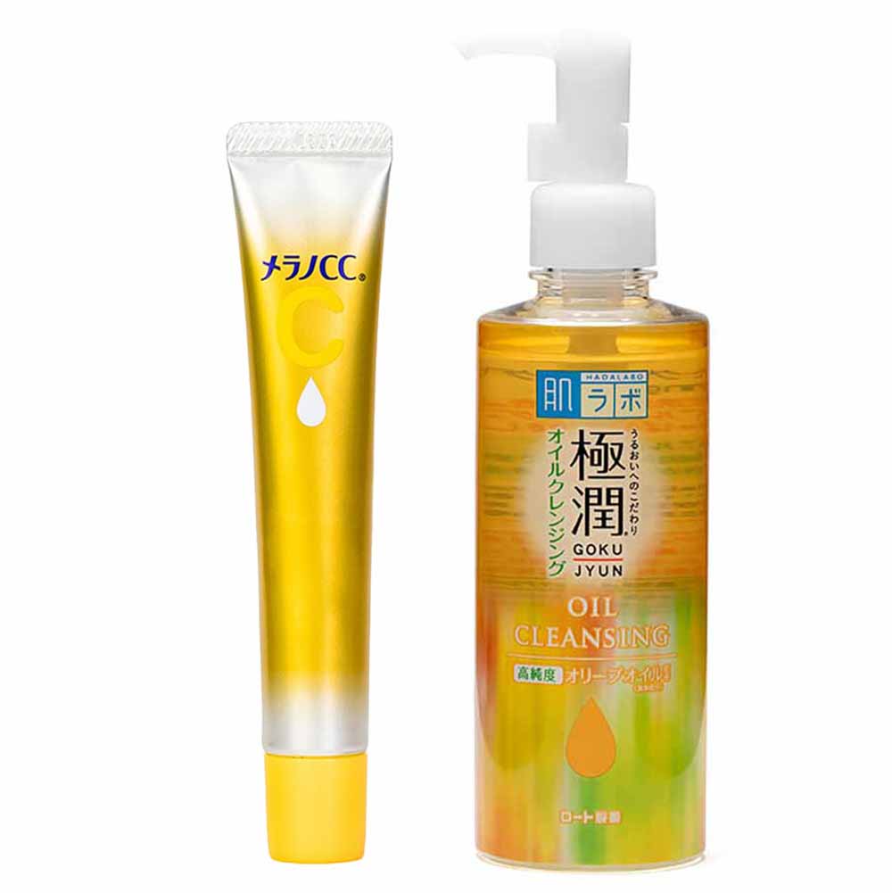 Kit Hada Labo + Melano Cc Sérum Vitamina C + Limpador Facial