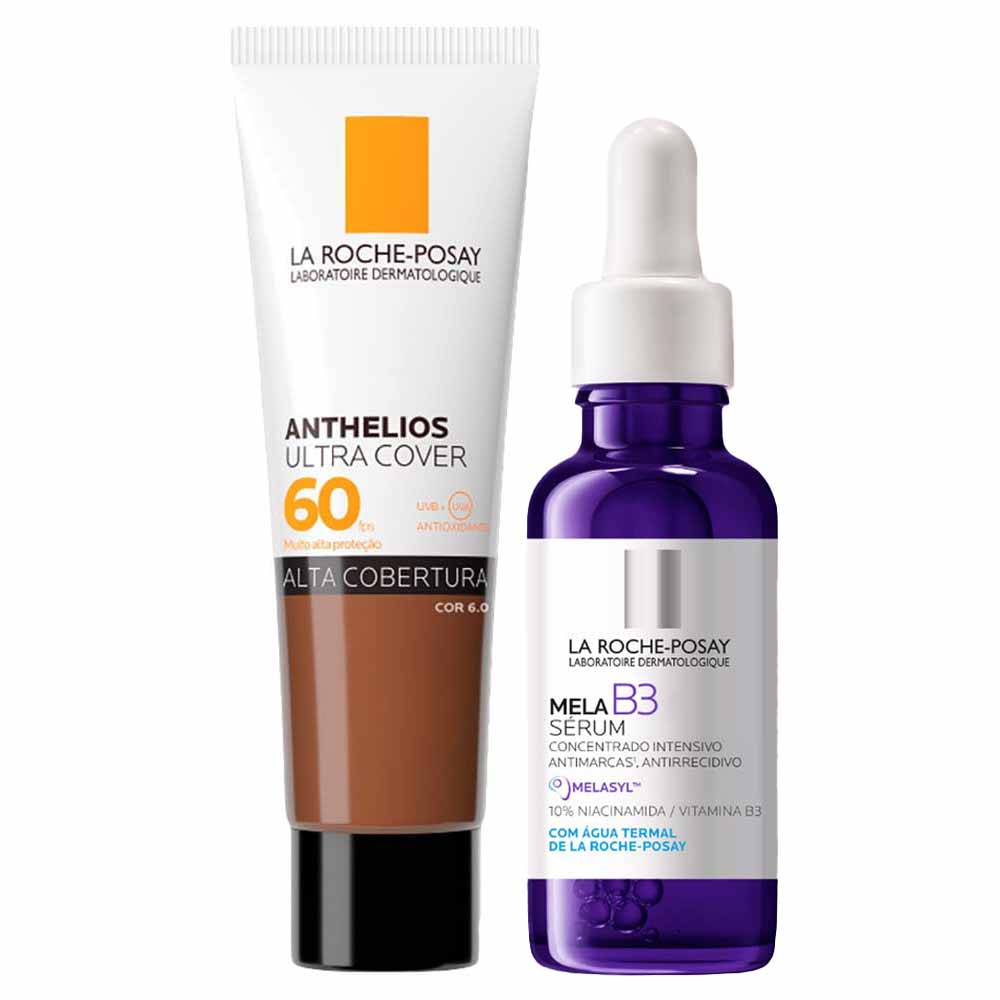Kit La Roche-posay Sérum Mela B3 + Protetor Solar Com Cor Fps 60 Cor 6.0