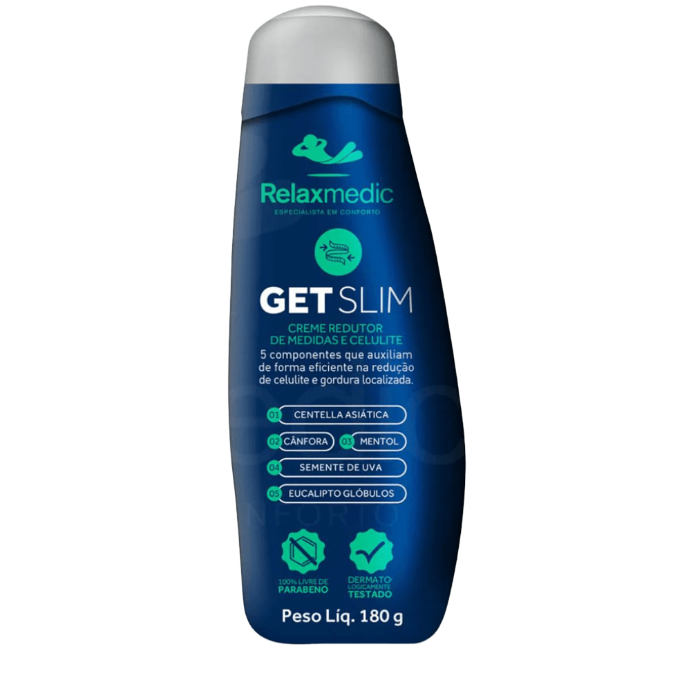 Gel Get Slim Redutor De Medidas E Celulite Relaxmedic 180g