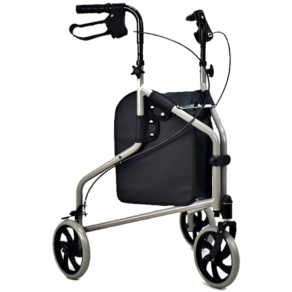 Andador 3 Rodas Evolution Com Porta Objetos E Sem Cesto Praxis