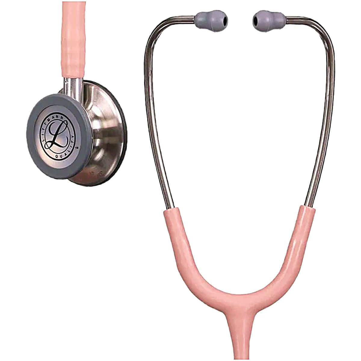 Estetoscópio Classic III Littmann Rosa Champanhe Cetim com Inox 5910C
