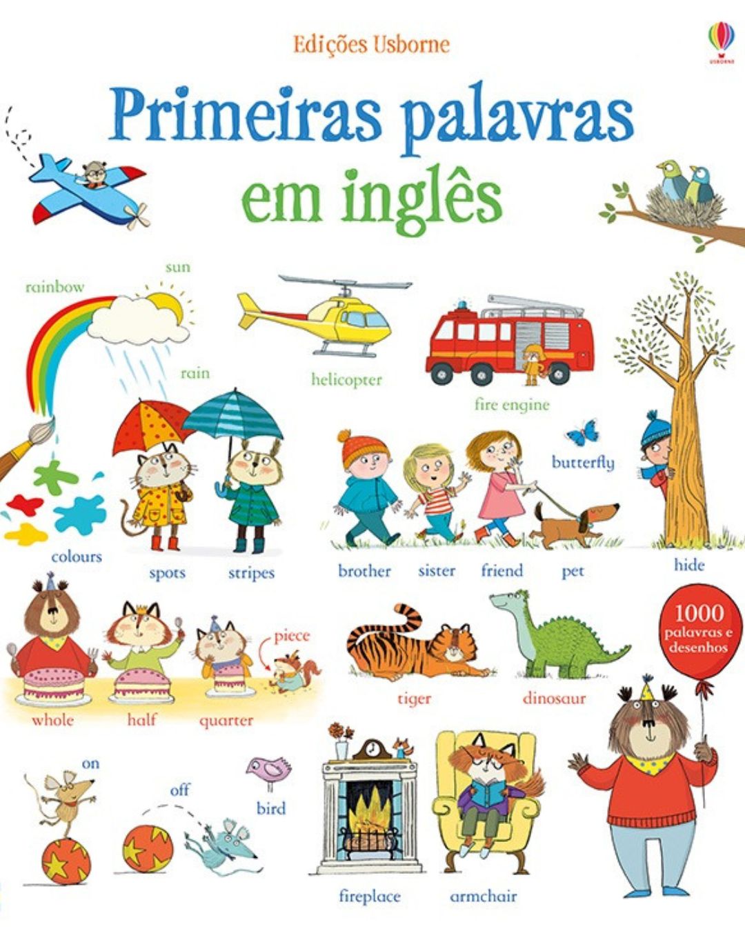 Primeiras Palavras  em Inglês Livro Infantil Editora Usborne