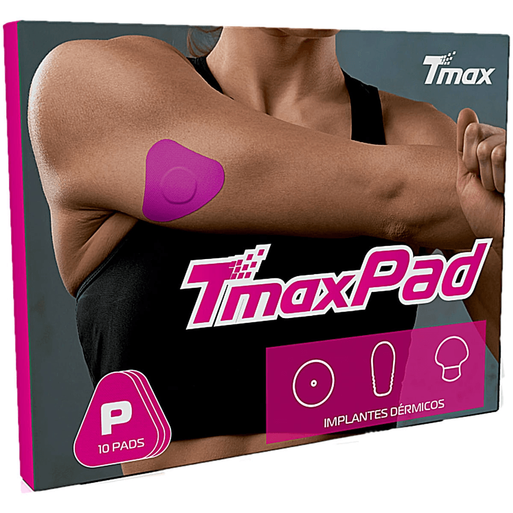 Pad Rosa Bandagem Para Implantes Dérmicos Tmax 10 Unidades
