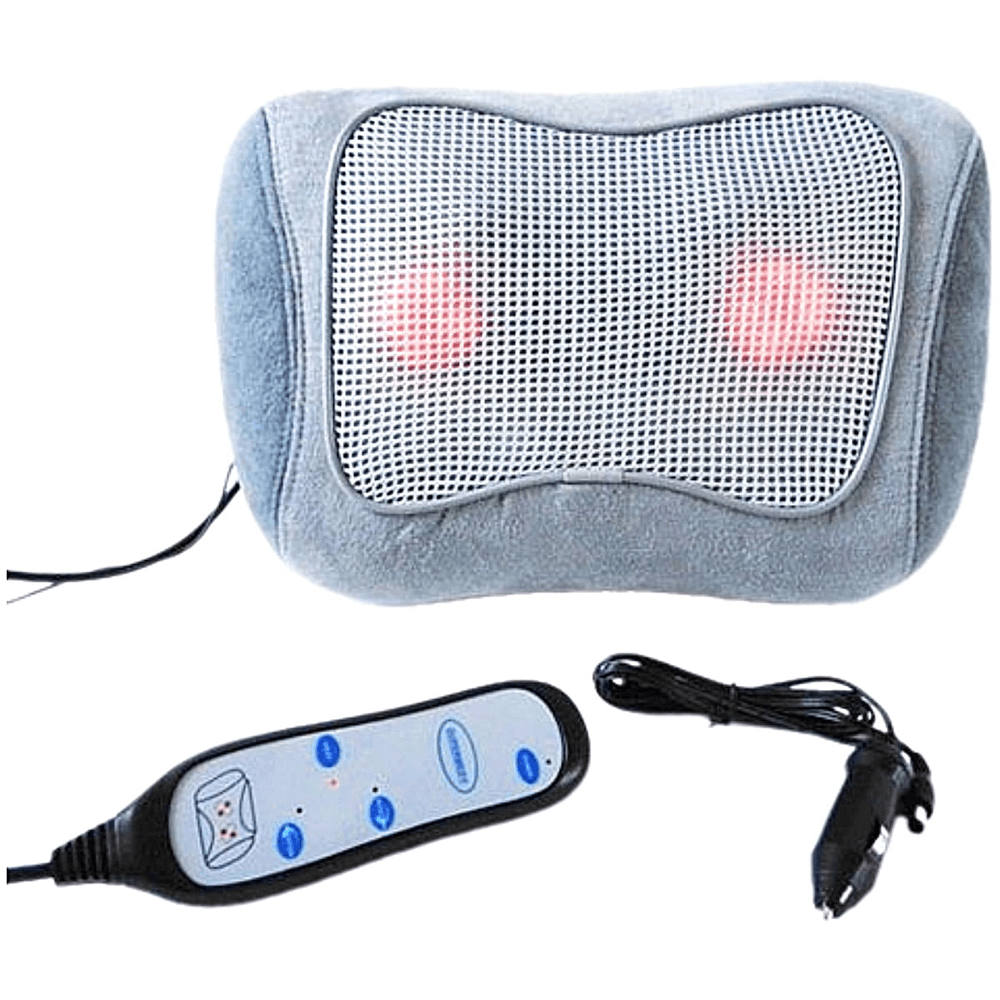 Almofada Massagem Shiatsu Bivolt Com Controle Remoto Supermedy