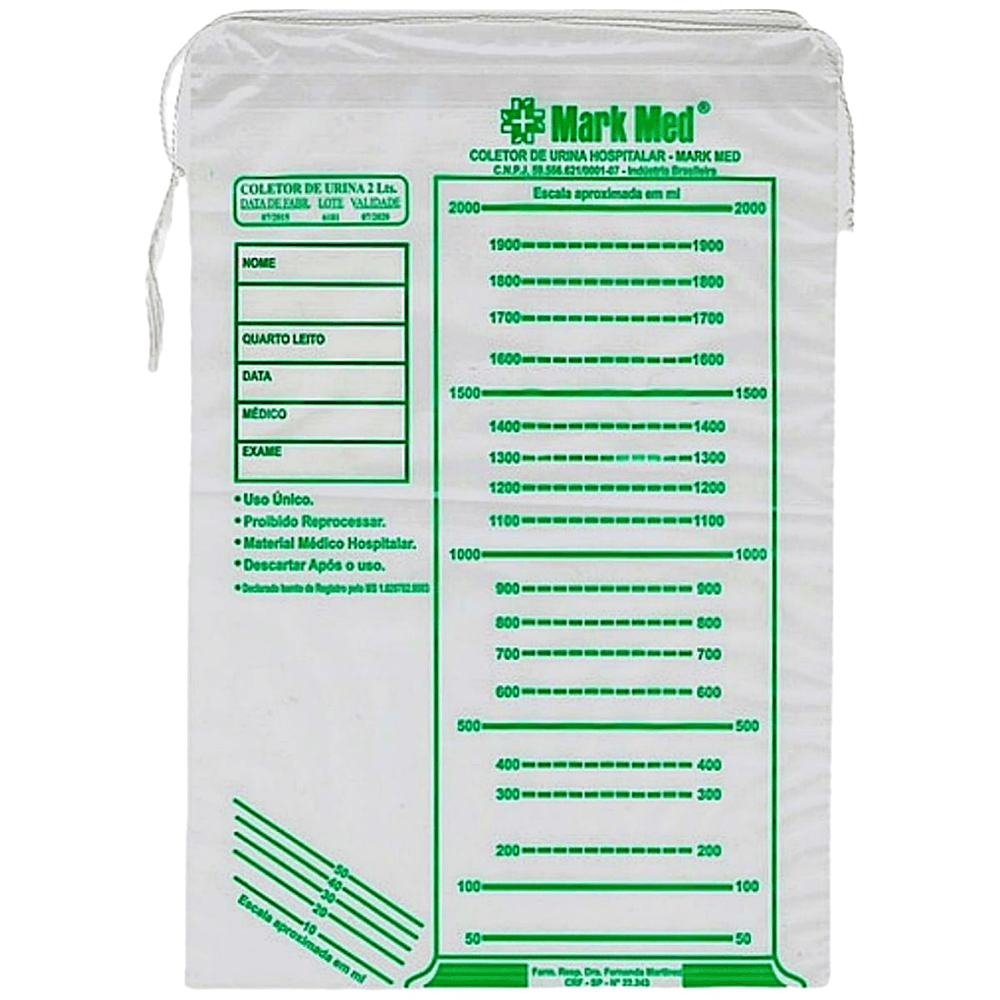 Coletor De Urina Mark Med 2000ml